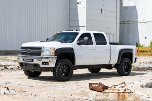 Chevrolet Silverado 1500 Fender Flares - Rough Country - Pocket - Graystone - '07-'13